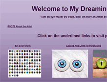 Tablet Screenshot of dreamingtreestudio.com